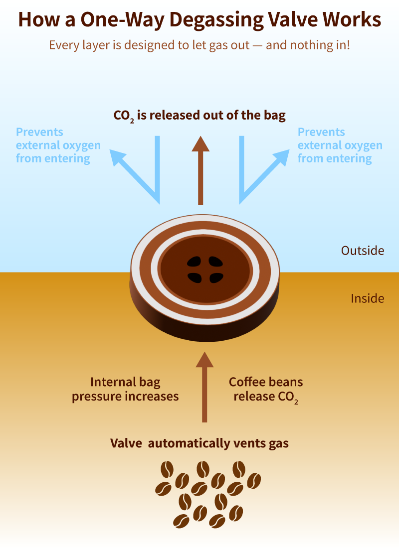 One-Way Degassing Valve